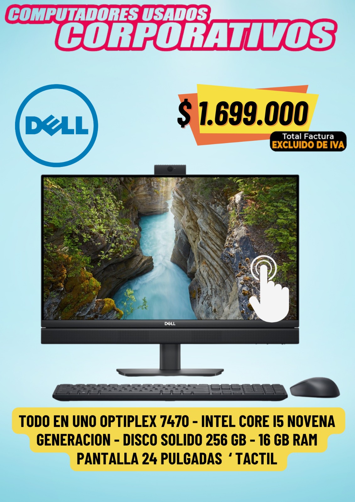 TODO EN UNO OPTIPLEX 7470 INTEL®CORE™I5 NOVENA